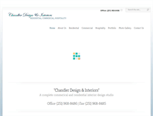 Tablet Screenshot of chandlerdesignandinteriors.com